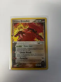 Pokemon TCG 25th Anniversary Celebrations Team Magma's Groudon - Image 1