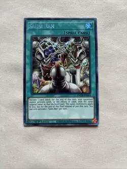 Yu-Gi-Oh! TCG Sales Ban Battle of Chaos BACH-EN063 1st Edition Secret Rare - Image 1
