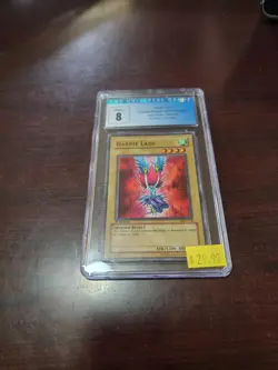 Yu-Gi-Oh Harpie Lady, Metal Raiders, CGC graded 8! - Image 1