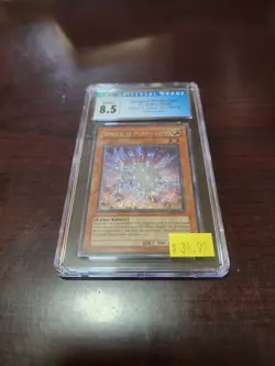 Yu-Gi-Oh Herald of Purple Light, Enemy of Justice, CGC graded 8.5! - Image 1