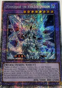 YU-GI-OH! Mirrorjade the Iceblade Dragon🐉PHHY-EN100 Starlight Rare 1st Ed NM! - Image 1