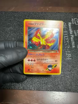 Rocket's Moltres Pokemon Card Japanese 146 Gym Challenge Vintage Holo LP - Image 2