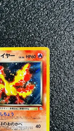 Rocket's Moltres Pokemon Card Japanese 146 Gym Challenge Vintage Holo LP - Image 4