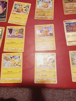 Pokemon Pikachu Card Collection Set w/ Gold Plated Card - Image 4
