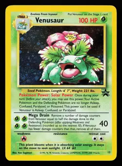 Venusaur 13 Holo WOTC Black Star Promo Pokemon Card - Image 1