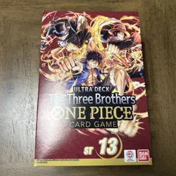 One Piece The Three Brothers Ultra Deck ST 13 Trading Card Game - Image 1