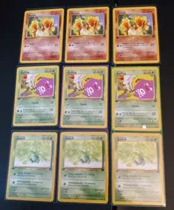 POKEMON 1ST EDITION VINTAGE CARD LOT - Image 1