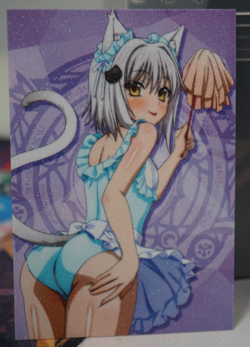 Koneko Toujou Neko Maid High School DxD Sexy Waifu Textured Custom Card - Image 1