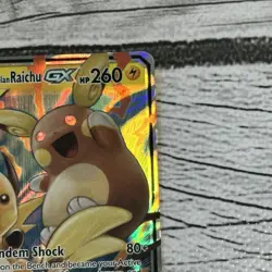 Raichu & Alolan Raichu GX Unified Minds Pokemon Card 54/236 - NM - Image 5