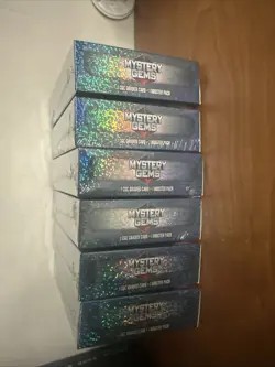 Lot 6 Pokemon TCG Limited Edition Mystery Gems CGC Graded Card & Booster Pack - Image 4