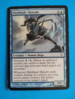 Mistblade Shinobi 1X HP Betrayers of Kamigawa MTG Magic the Gathering - Image 1