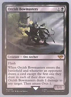 Orcish Bowmasters - 103 - LOTR: Tales of Middle-Earth (LTR) MTG - Image 1