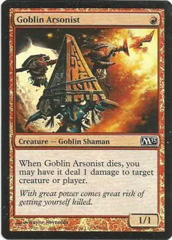 1x Foil - Goblin Arsonist - Magic the Gathering MTG Magic 2013 M13 - Image 1