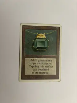 (HEAVILY PLAYED) Mox Emerald Unlimited Edition Magic The Gathering - Image 4