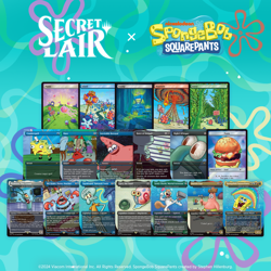 SpongeBob SquarePants Bundle MTG Secret Lair - Magic The Gathering IN HAND - Image 1