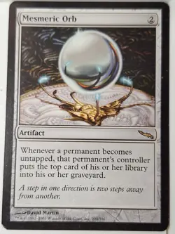 Mesmeric Orb - Mirrodin - Magic the Gathering MTG Nice! - Image 1