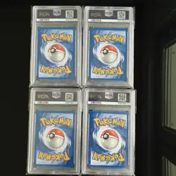Lass / Gore, Item Finder, Pokemon Trader Pokemon Base Set Englisch PSA 9 MINT - Image 2