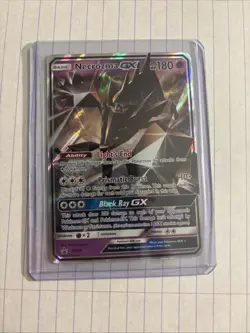Pokemon TCG Necrozma GX SM58 Black Star Promo Sun & Moon Ultra Rare LP - Image 1