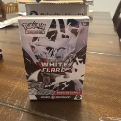 Pokemon TCG Scarlet & Violet White Flare 6 Booster Packs Box Factory Sealed New - Image 4