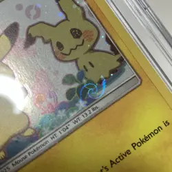 SWIRL Pikachu 2016 Pokemon Sun Moon Black Star Promo #SM162 CGC 9 Mint Mimikyu - Image 2