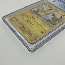 SWIRL Pikachu 2016 Pokemon Sun Moon Black Star Promo #SM162 CGC 9 Mint Mimikyu - Image 4
