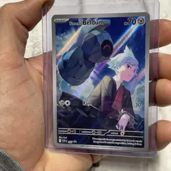 Steven's Beldum Scarlet & Violet 207 Special Illustration Promo Pokemon TCG NM - Image 2