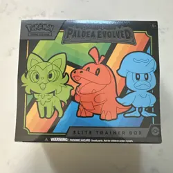 Pokemon TCG Scarlet & Violet Paldea Evolved Elite Trainer Box ETB Factory Sealed - Image 1