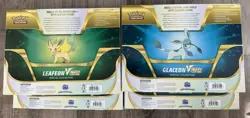 Pokemon TCG Leafeon V Star (x2) and Glaceon V Star(x2) Special Collection Boxes - Image 3