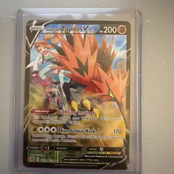 Galarian Zapdos V - TG19/TG30 Ultra Rare Astral Radiance NM Pokemon TCG - Image 1