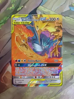 Pokemon TCG Moltres Zapdos Articuno GX 44/68 Hidden Fates NM/Mint Condition - Image 1