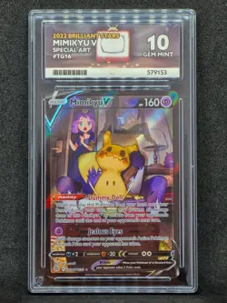 ACE 10 Mimikyu V TG16/TG30 - Brilliant Stars - Pokemon TCG - Image 1