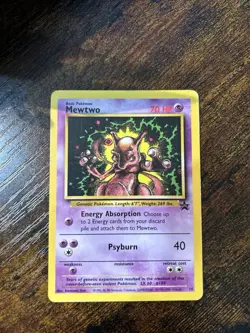 1999 POKEMON WIZARDS BLACK STAR PROMOS #14 MEWTWO - Image 2