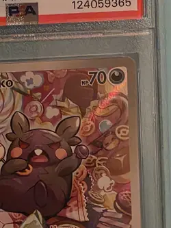 2023 Pokemon MORPEKO 206/182 Paradox Rift Illustration Rare Holo English PSA 10 - Image 3