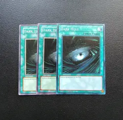 Yu-Gi-Oh - Dark Hole X3 - Full Playset - Image 1