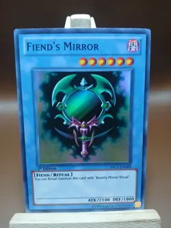 MP Fiend's Mirror PRC1-EN003 1st Edition YuGiOh Premium Collection Tin - Image 1