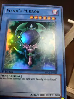 MP Fiend's Mirror PRC1-EN003 1st Edition YuGiOh Premium Collection Tin - Image 4