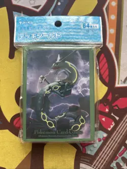 Pokemon Center Card Sleeves - Flying Rayquaza - Japanese - 64 Count - Sealed - Image 1