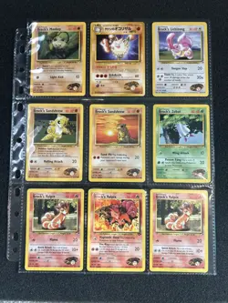 Pokemon Gym Heros Brocks Lot Of 36 Cards LP - Image 3
