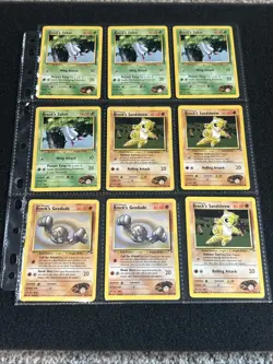 Pokemon Gym Heros Brocks Lot Of 36 Cards LP - Image 5