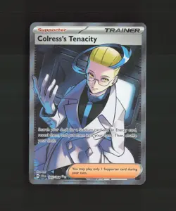Colress's Tenacity 087/064 Shrouded Fable Full Art Ultra Rare Pokemon Card NM - Image 1