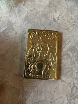 1999 Pokemon Charizard Gold Plated Trading Card Burger King - Image 1