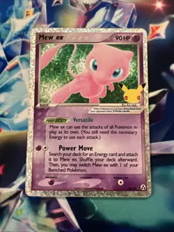 Mew ex 88/92 Celebrations 25th Anniversary Classic Collection Pokemon Card NM - Image 1