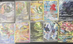 Pokemon card god pack lot of 7 cards all full arts, IR’s, SIR’s and more - Image 1