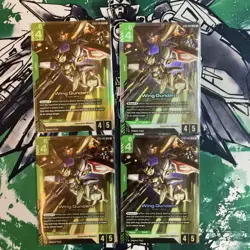 Gundam Card Game Wing Gundam ST02-001 LR Rare Card Near Mint Condition - Image 1