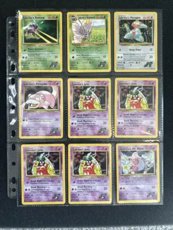 Pokemon Vintage Card Lot Of 23 | Sabrina Gym Heros WOTC LP - Image 3