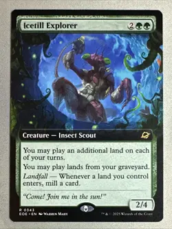 MTG / Icetill Explorer / EOE / #343 / Regular (Extended Art) / Rare / NM - Image 1