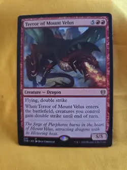 MTG Theros Beyond Death #295 Terror of Mount Velus Rare - Image 1