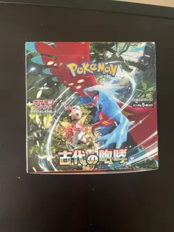 Pokemon Scarlet & Violet Ancient Roar EMPTY Booster Box Japanese Version - Image 1