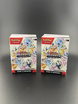Pokemon TCG Prismatic Evolutions Booster Bundle Lot of 2 Sealed! - Image 1