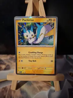 Pokemon TCG Pachirisu SVP 158 Black Star Promo - Surging Sparks | Near Mint - Image 1